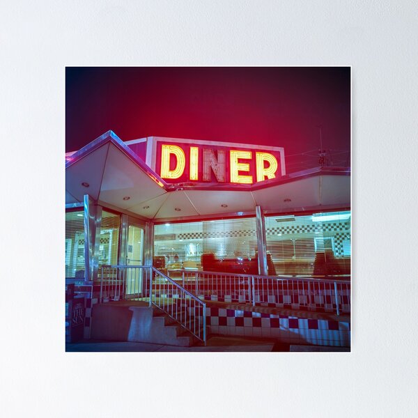 Old Diner Poster
