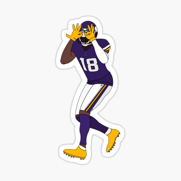 Justin Jefferson Griddy Sticker