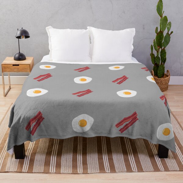 Item preview, Bacon and Eggs - Light Grey designed and sold by Ashleigh Bell.