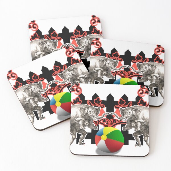 Item preview, Elephant in the circus with colorful ball designed and sold by xawonep9.