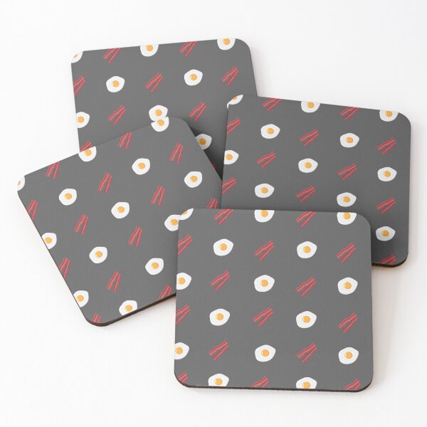 Item preview, Bacon and Eggs - Dark Grey designed and sold by Ashleigh Bell.