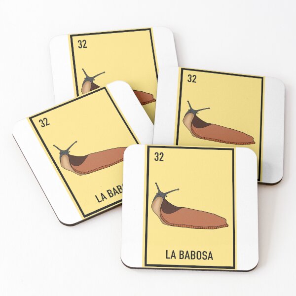 Item preview, 32 La babosa, la babosa, tarjeta de loteria loteria animal designed and sold by DarbyHunterArt.