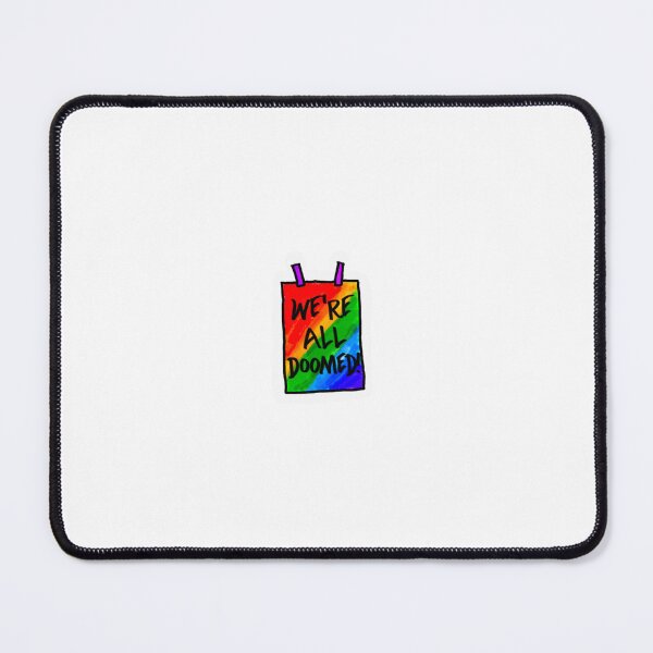 Item preview, Rainbow We’re All Doomed Sign - Daniel Howell designed and sold by createdbycara-.