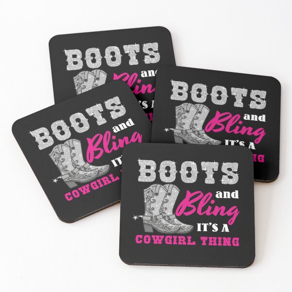Item preview, Boots and bling its a cowgirl thing rodeo lover country life for girls women designed and sold by alenaz.