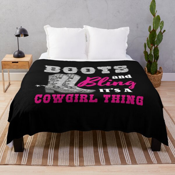 Item preview, Boots and bling its a cowgirl thing rodeo lover country life for girls women designed and sold by alenaz.