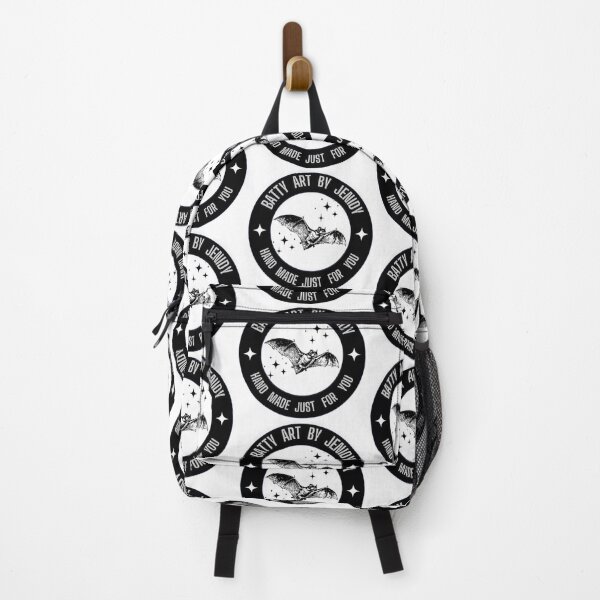 Item preview, Batty Art By Jenidy black and white logo designed and sold by JenidyJohnson.