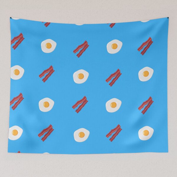 Item preview, Bacon and Eggs - Sky Blue designed and sold by Ashleigh Bell.