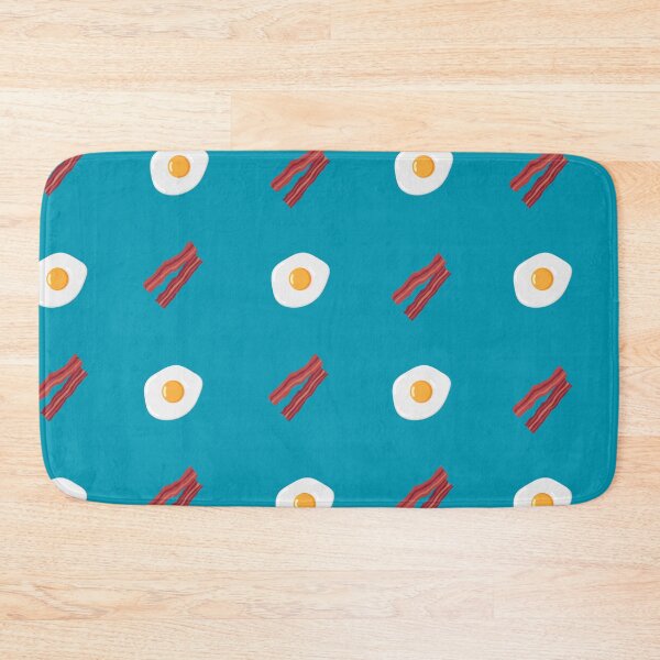 Item preview, Bacon and Eggs - Turquoise designed and sold by Ashleigh Bell.