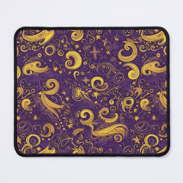 Item preview, Purple and Yellow Magical Swirls designed and sold by DaniGirls.