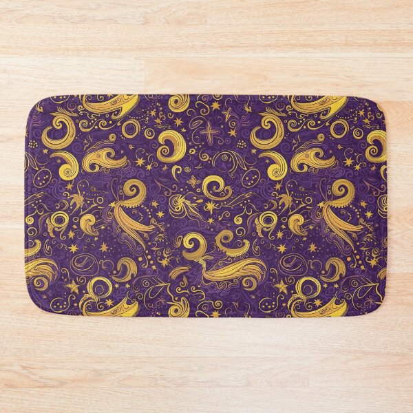 Item preview, Purple and Yellow Magical Swirls designed and sold by DaniGirls.