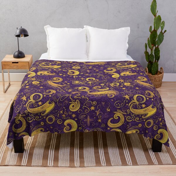 Item preview, Purple and Yellow Magical Swirls designed and sold by DaniGirls.