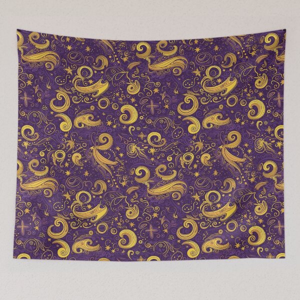 Item preview, Purple and Yellow Magical Swirls designed and sold by DaniGirls.