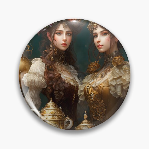 Item preview, Portrait of Two Distant Cousins ​​living at the beginning of the last century. designed and sold by michel bazinet.