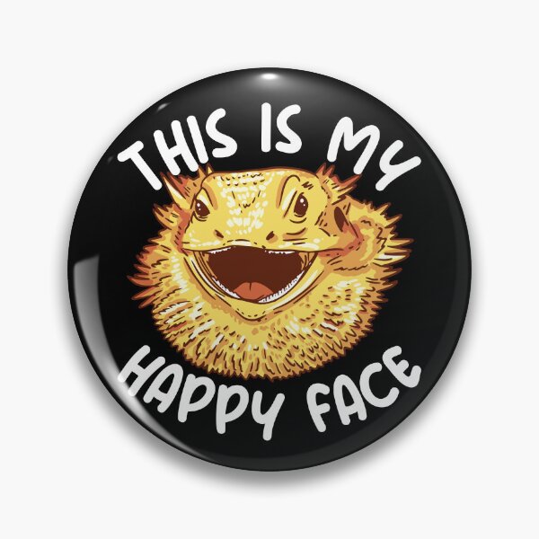 Artikelvorschau, This Is My Happy Face Pet Lizard Bearded Dragon Gear entworfen und verkauft von DynamicDesign.
