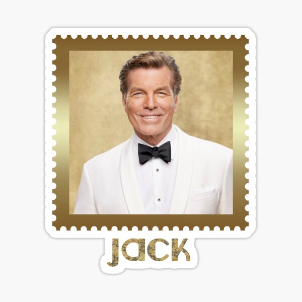 Item preview, Y&R Character Stamp JACK (on Off-White) designed and sold by PawsitiveMum3.