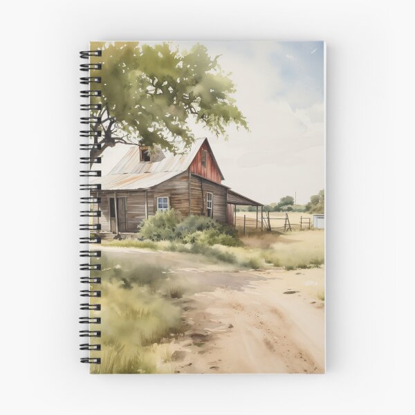 Artikelvorschau, Texas Farm Ranch Landschaftsmalerei im Mittleren Westen entworfen und verkauft von Northquill ..