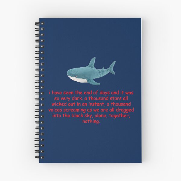 Item preview, blahaj ikea shark existentialism designed and sold by NeonHitcha.