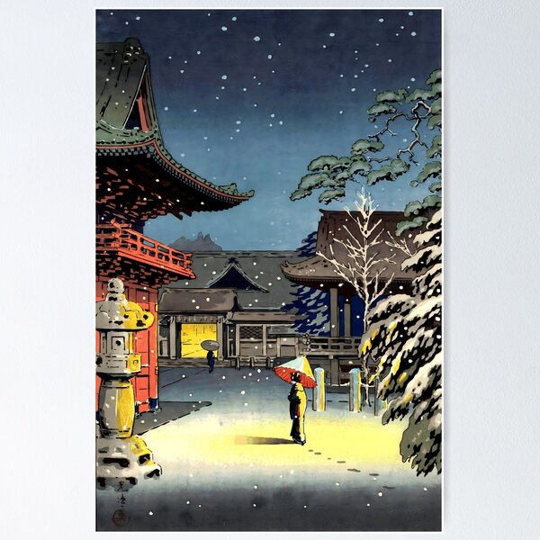 Item preview, Tokyo Views, Nezu shrine, Koitsu designed and sold by outdoorway.