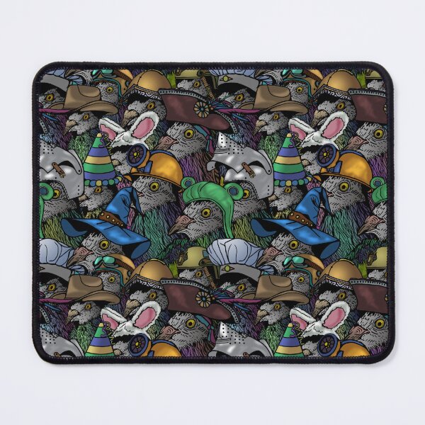 Item preview, Pigeons with Hats Pattern designed and sold by Greydn.