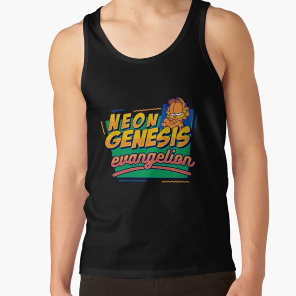 Vista previa del artículo con la obra «Neón Génesis Evangelion Garfield», diseñado y vendido por NeonHitcha.