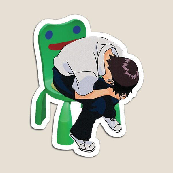 Item preview, Shinji Ikari in the Froggy Chair designed and sold by NeonHitcha.