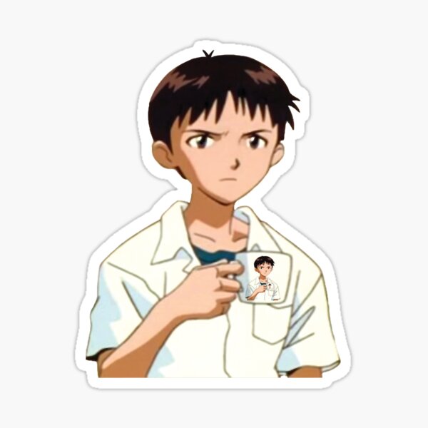 Vista previa del artículo con la obra «Taza Shinji con Shinji», diseñado y vendido por NeonHitcha.