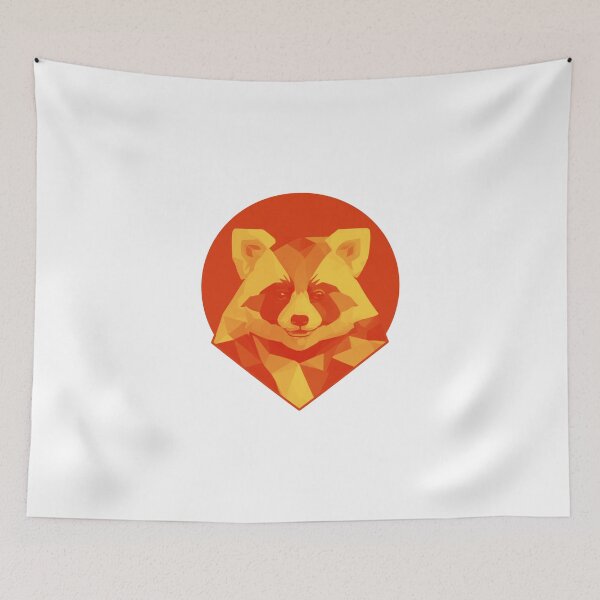 Item preview, Cute Polygonal Red Panda designed and sold by PVSKI.