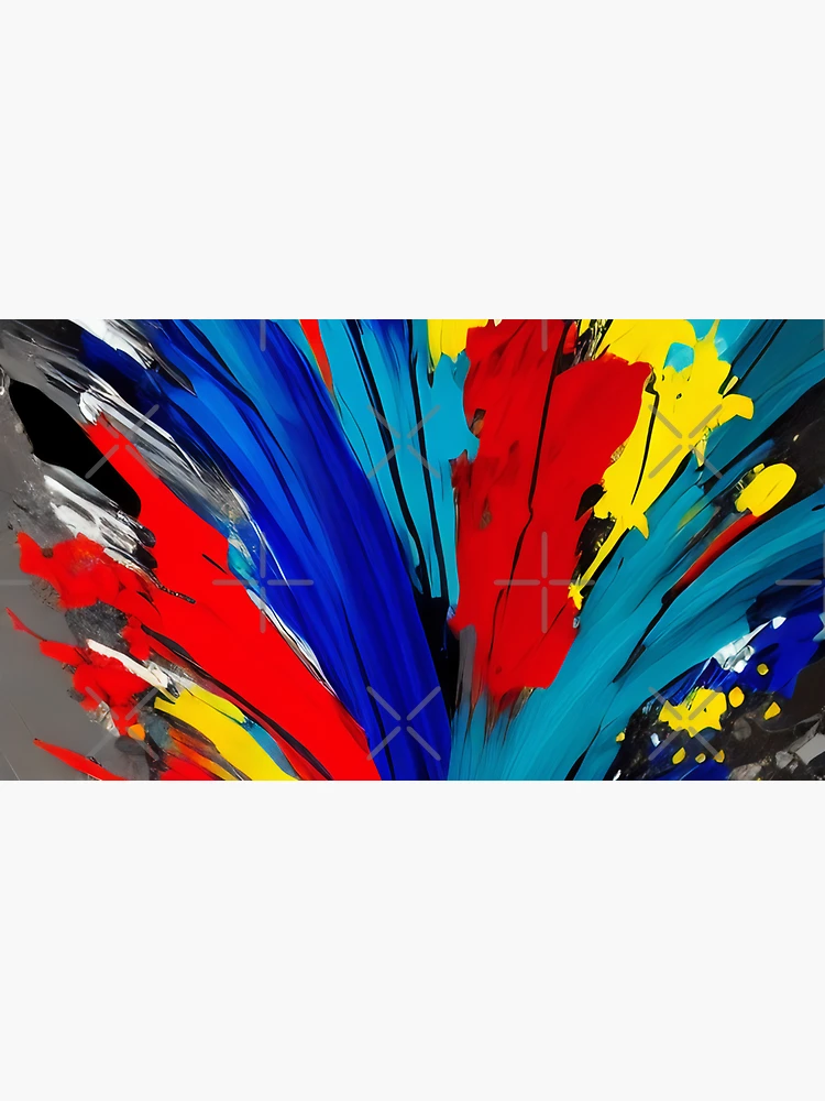 Imagen 3 de 3, Gorra con la obra Energetic brushwork, diseñada y vendida por imagynationwork.