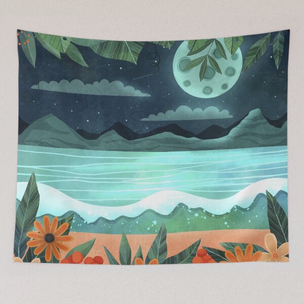 Item preview, Tropical Night designed and sold by Vector Scout Lab.