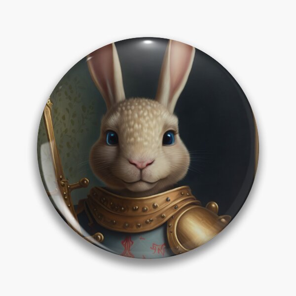 Item preview, Medieval Killer Bunny: The Warrior designed and sold by ebrawne.