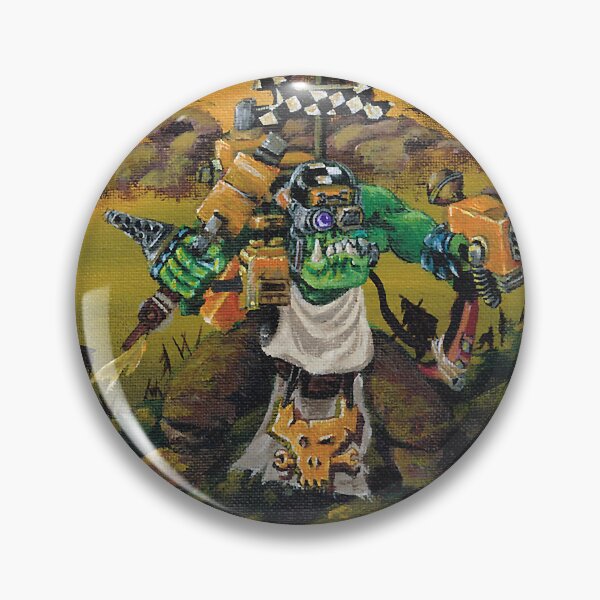 Item preview, Ork Mechboy Fine Art Painting designed and sold by sergiofield.