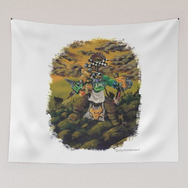 Item preview, Ork Mechboy Fine Art Painting designed and sold by sergiofield.
