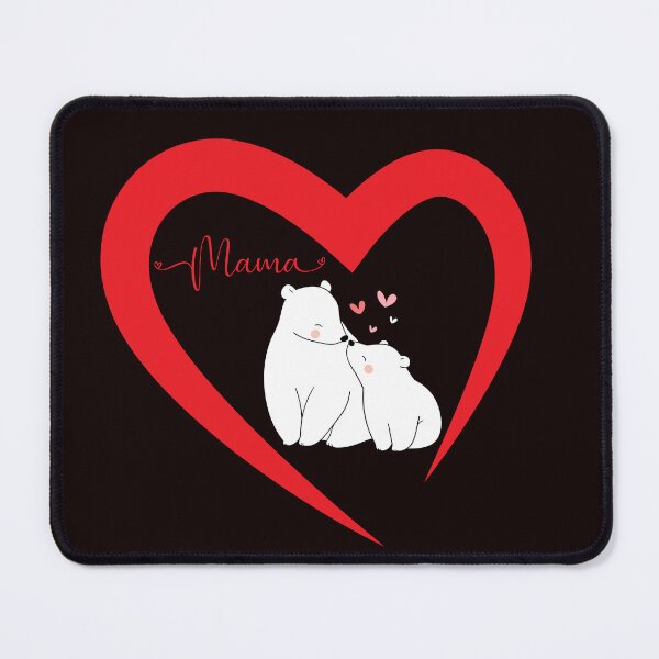Item preview, Cute Mama Bear and cub with heart designed and sold by GJ-Creations.