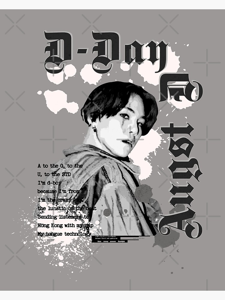 AgustD D-Day Tour Suga / Agust D Concert T-shirt | Poster