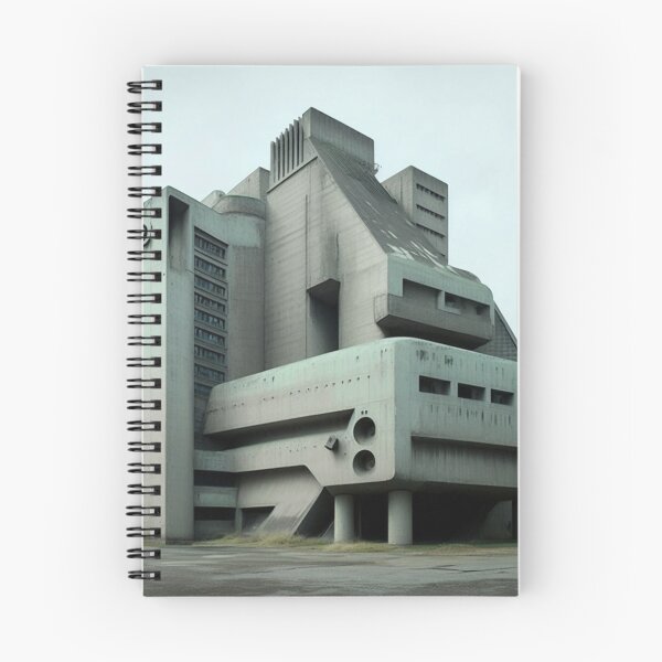 Item preview, Brutalist Retro Space Age Architecture designed and sold by magogglemakes.