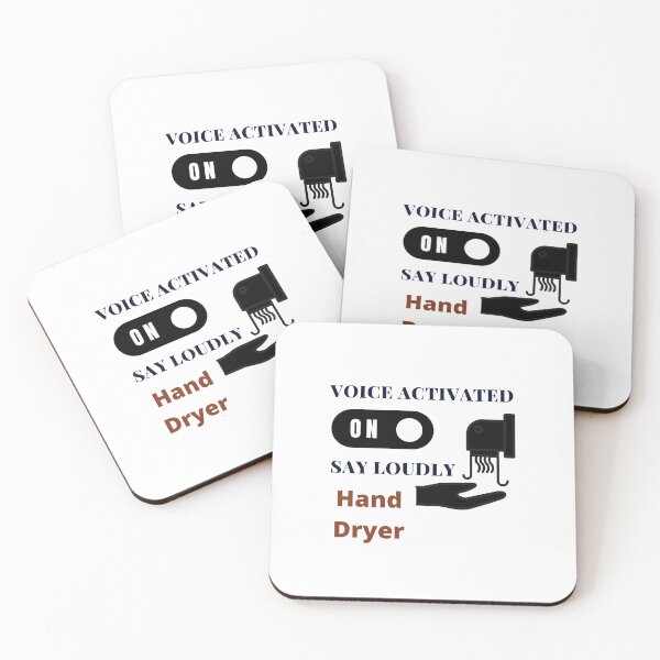 Item preview, Voice Activated Hand Dryer | With illustration of Hand Dryer and white background designed and sold by RM-Journey.