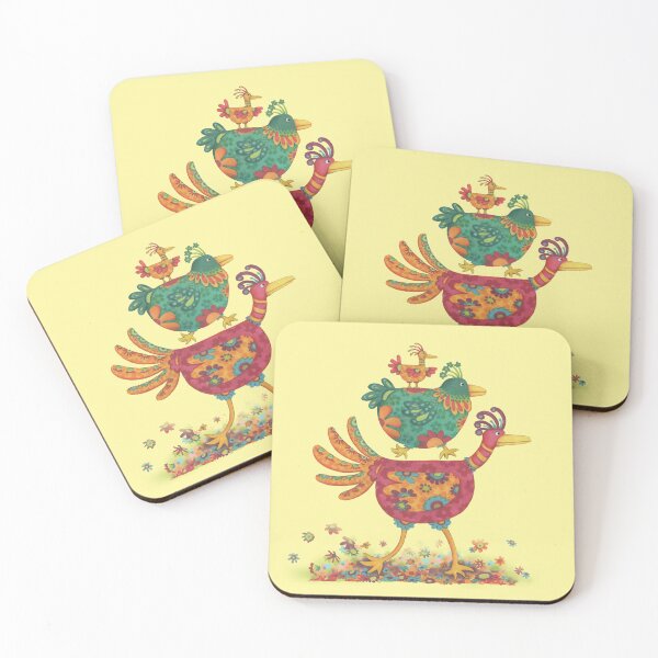 Item preview, Flower Power Bird Brigade designed and sold by leezou.