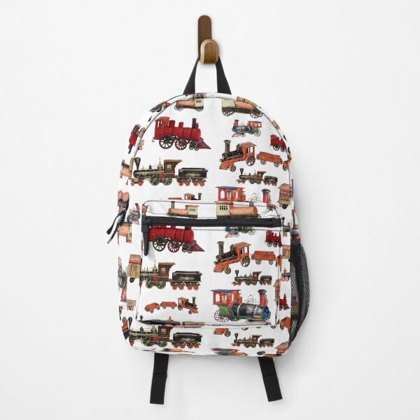 Item preview, Vintage Toy Train Colorful Trains Pattern designed and sold by idovedesign.