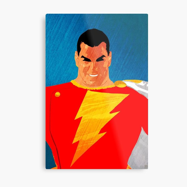 Shazam Impression métallique
