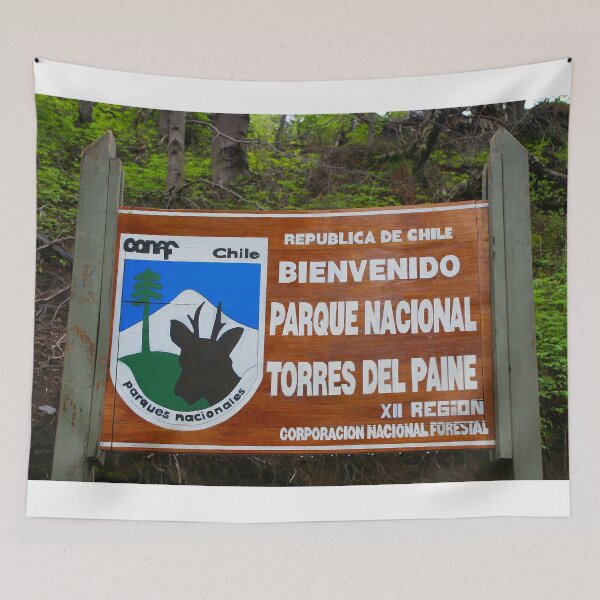 Item preview, Torres del Paine Sign, Patagonia, Chile designed and sold by FranWest.