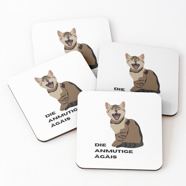 Item preview, Die anmutige Ägäis | With illustration of cat and white background designed and sold by RM-Journey.