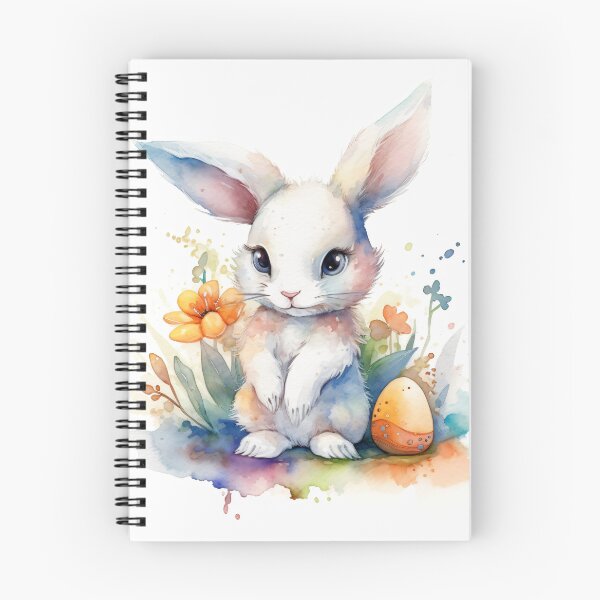 Item preview, Adorable Easter Bunny and floral background. designed and sold by lightnamu.