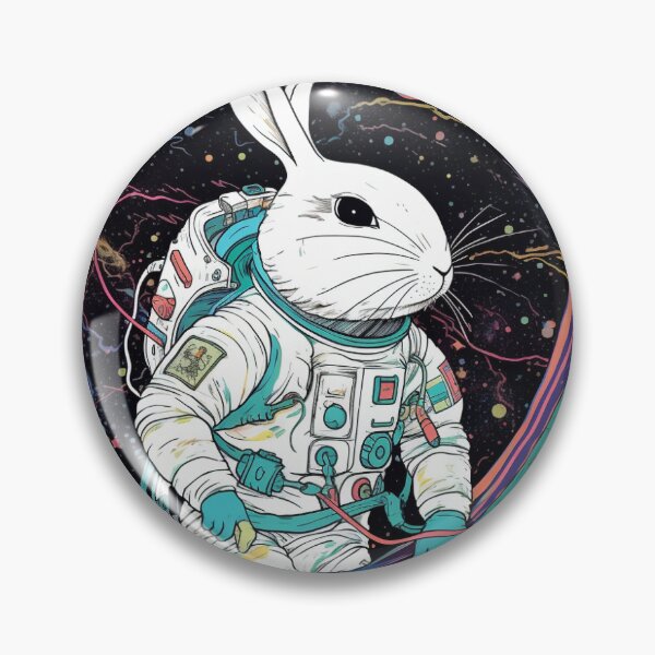 Item preview, Rabbit astronaut dreams of exploring space 1-2 designed and sold by KrazyFantasy.