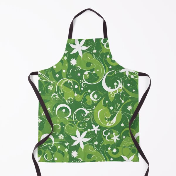 Item preview, Green and White Magical Swirls designed and sold by DaniGirls.