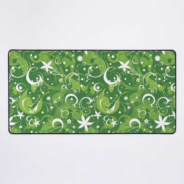 Item preview, Green and White Magical Swirls designed and sold by DaniGirls.