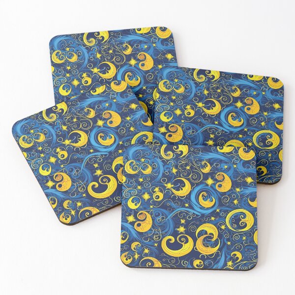 Item preview, Blue and Yellow Magical Swirls designed and sold by DaniGirls.