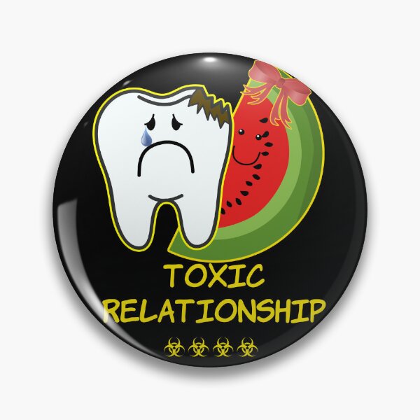 Item preview, 'Toxic Relationship' Couple Goals - Sarcasm Lovers Collection Watermelon designed and sold by Ridiculam Toga.