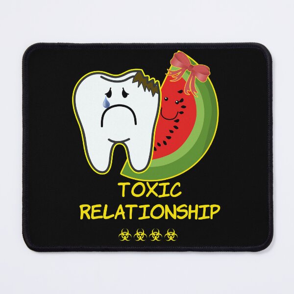 Item preview, 'Toxic Relationship' Couple Goals - Sarcasm Lovers Collection Watermelon designed and sold by Ridiculam Toga.