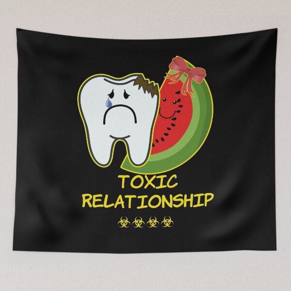 Item preview, 'Toxic Relationship' Couple Goals - Sarcasm Lovers Collection Watermelon designed and sold by Ridiculam Toga.