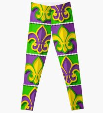 Mardi Gras pattern Leggings